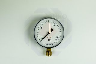 Манометр радиальный WATTS MDR 100/16 (F+R250) 0-16 бар 100 мм ½
