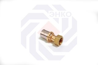 Пресс-фитинг прямой с накидной гайкой GIACOMINI RM 26⨯¾