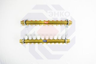 Комплект коллекторов без расходомеров GIACOMINI R553E 12 контуров