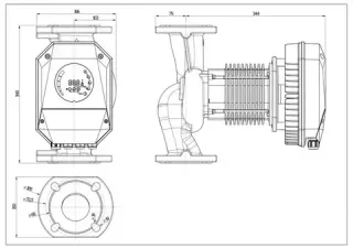 Насос циркуляционный IMP NMT MAX II 65/180 F340