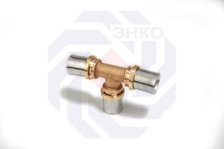 Пресс-фитинг тройник GIACOMINI RM 40⨯40⨯40