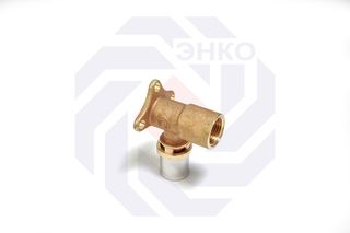 Пресс-фитинг отвод 90° ВР и креплением GIACOMINI RM 26⨯¾